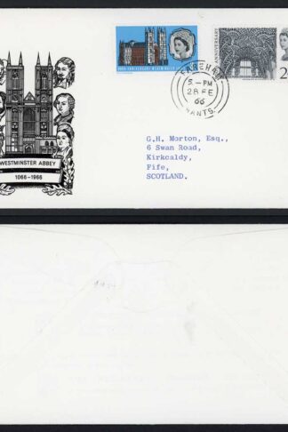 SG687-8 1966 Abbey Set on illustrated First Day Cover