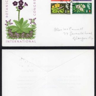 SG655p-8p illustrated First Day Cover 10th International Botanical Congress Pmk