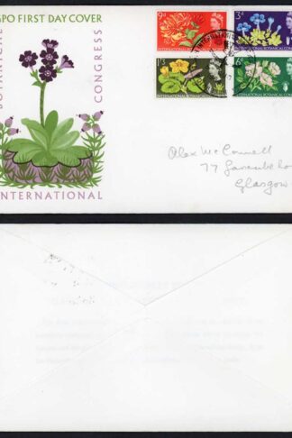 SG655p-8p illustrated First Day Cover 10th International Botanical Congress Pmk