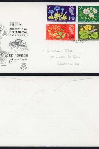 SG655-8 1964 Botanical Set on illustrated First Day Cover