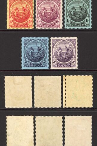 Barbados SG181/91 Set of 11 plus shades M/M Cat 150++ pounds