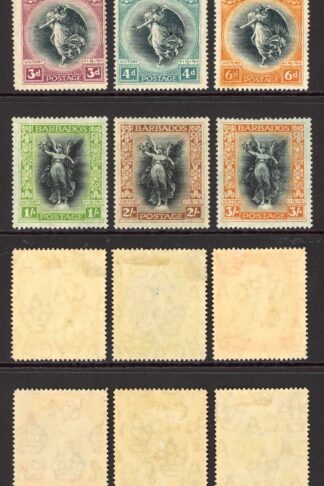 Barbados SG201/12 Set of 12 M/M Cat 160 pounds