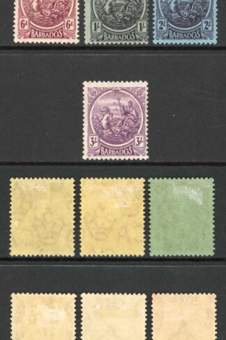 Barbados SG213/28 set of 12 plus 1d Shade Cat 109.50 pounds
