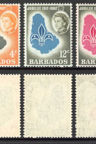 Barbados SG309/11 1962 Golden Jubilee set U/M Cat 7 pounds