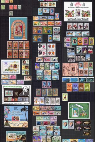 Turks and Caicos Used Collection Strong later QEII inc complete Definitive Sets