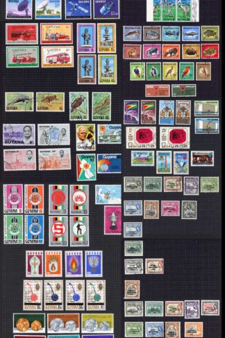 British Guiana Used Collection Strength in QEII inc complete Definitive Sets etc