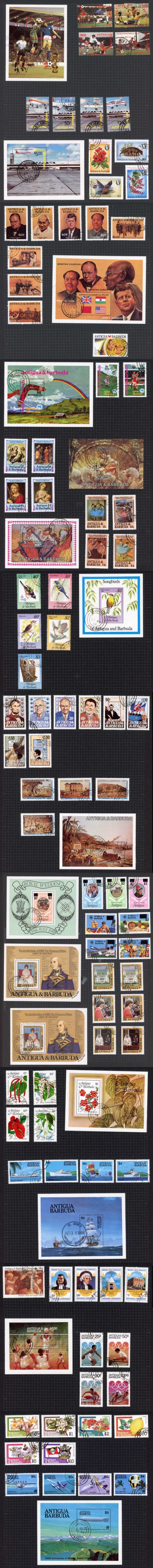 Antigua and Barbuda Used Collection inc complete Sets etc