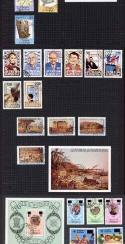 Antigua and Barbuda Used Collection inc complete Sets etc