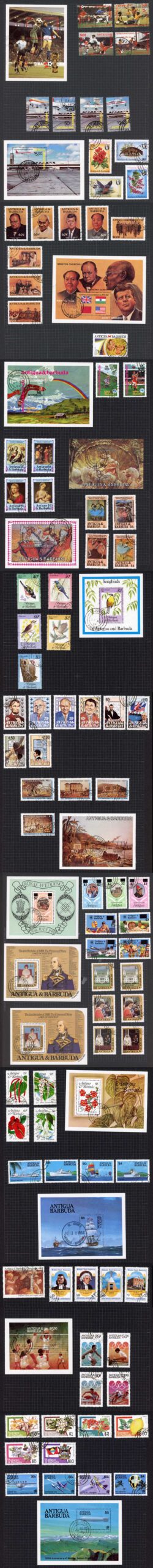 Antigua and Barbuda Used Collection inc complete Sets etc