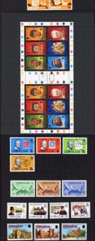 Gibraltar Used Collection Strength in later QEII inc complete Definitive Sets e