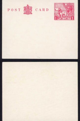 KGV 1925 1d Wembley Post Card MINT