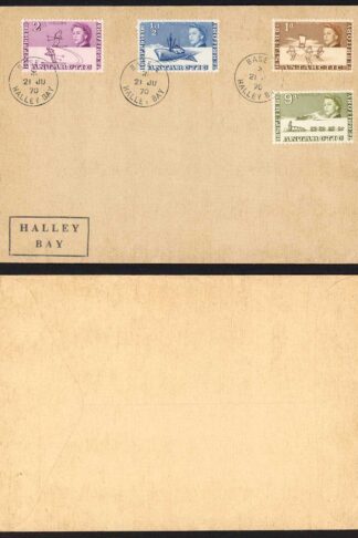 Falkland Is BAT stamps with Base Z Halley Bay 1970 CDS