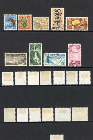 New Zealand SG781/802 1960-66 QEII Part Set of 21 Used