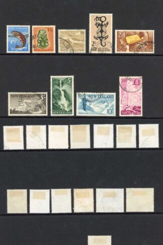 New Zealand SG781/802 1960-66 QEII Part Set of 21 Used
