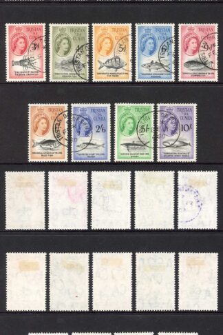 Tristan Da Cunha SG28/41 QEII 1960 Set of 14 Used