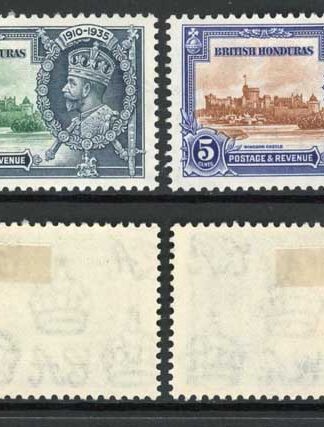 British Honduras SG143/46 1935 Silver Jubilee Set M/M