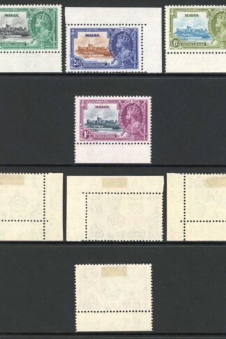Malta SG210/13 1935 Silver Jubilee Set M/M