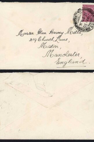 Aden 1930 Cover to Manchester England