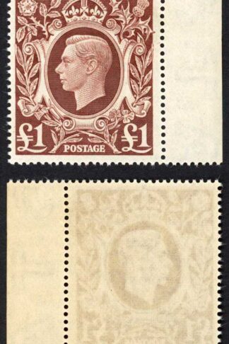 SG478c 1939 One Pound Brown U/M