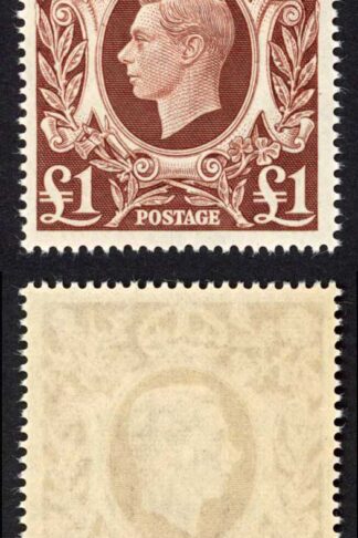 SG478c 1939 One Pound Brown U/M