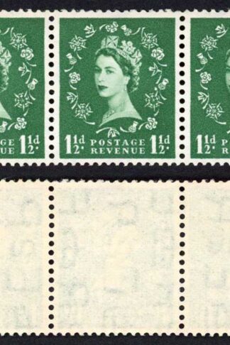 Spec S25n 1 1/2d Wmk Tudor S/ways Stamp Dot over Rose U/M (Gum Crease) Cat 32.50