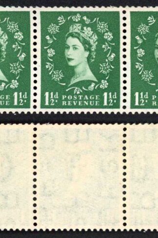 Spec S25n 1 1/2d Wmk Tudor S/ways Stamp Dot over Rose U/M (Gum Crease) Cat 32.50