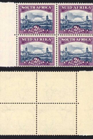 South Africa SG116 2d Slate-blue and purple U/M Block of 4 Cat 11++ pounds