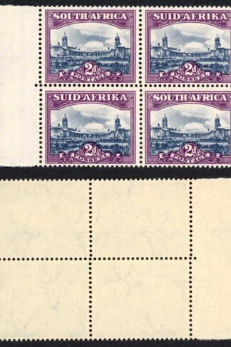 South Africa SG116 2d Slate-blue and purple U/M Block of 4 Cat 11++ pounds