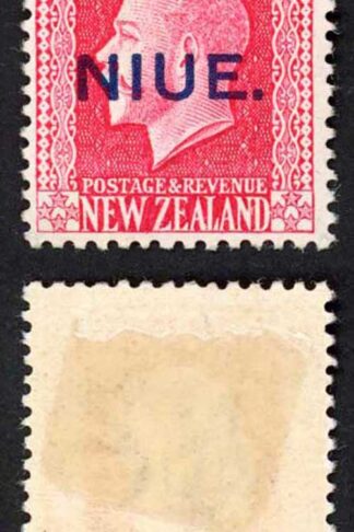 Niue SG14 6d Rose-red with Opt M/M Cat 16