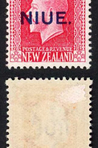 Niue SG14 6d Rose-red with Opt M/M Cat 16
