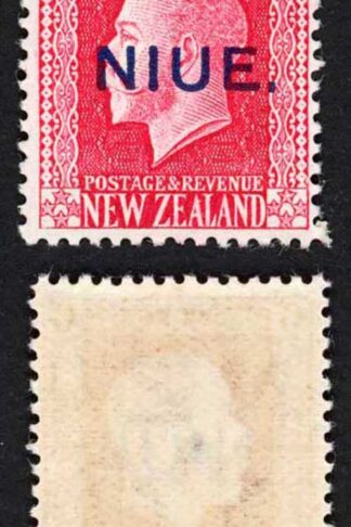 Niue SG14 6d Rose-red with Opt U/M Cat 16+