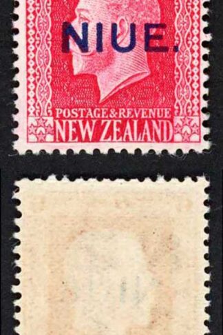 Niue SG14 6d Rose-red with Opt U/M Cat 16+