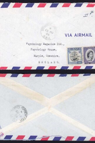 Grenada 1956 Airmail Cover to England
