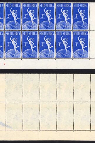 South Africa SG130 3d UPU R6/15 Dot under NIE U/M