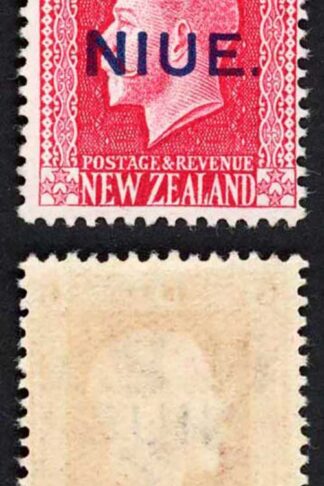 Niue SG14 6d Rose-red with Opt U/M Cat 16+