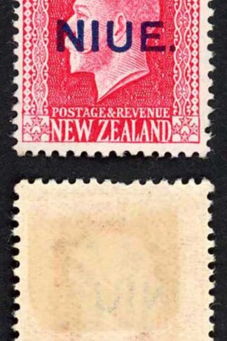 Niue SG14 6d Rose-red with Opt M/M Cat 16