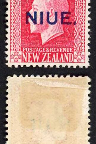 Niue SG14 6d Rose-red with Opt M/M Cat 16