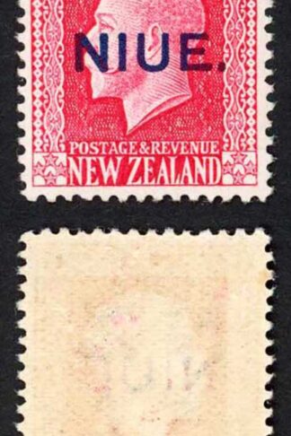 Niue SG14 6d Rose-red with Opt M/M Cat 16