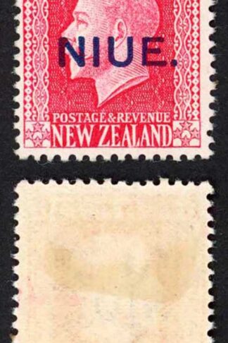 Niue SG14 6d Rose-red with Opt M/M Cat 16