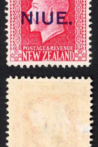 Niue SG14 6d Rose-red with Opt M/M Cat 16