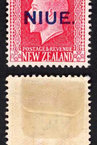 Niue SG14 6d Rose-red with Opt M/M Cat 16