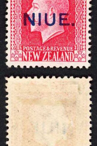 Niue SG14 6d Rose-red with Opt M/M Cat 16