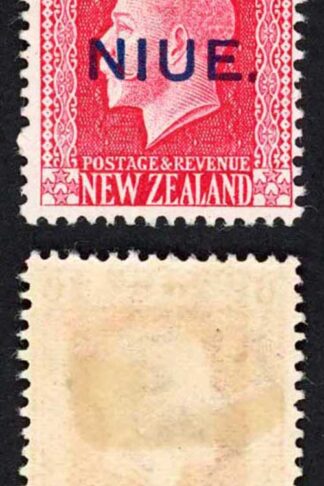 Niue SG14 6d Rose-red with Opt M/M Cat 16