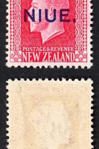 Niue SG14 6d Rose-red with Opt U/M Cat 16+