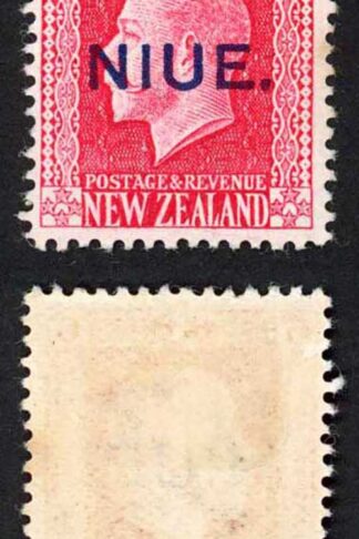 Niue SG14 6d Rose-red with Opt M/M Cat 16