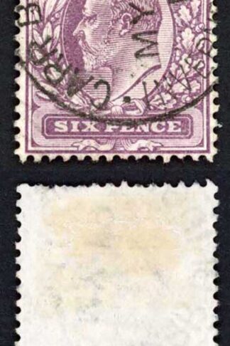 KEVII SG248 6d Dull purple/chalky CDS used Cat 22 pounds