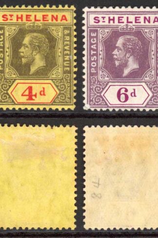 St Helena SG83/4 Set of 2 M/M Cat 19.25 pounds