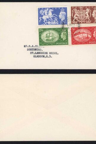 SG509/12 Festival High Value Set on Superb First Day Cover