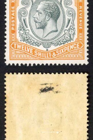 Bermuda SG93 12/6 Grey and Orange Wmk Script M/M Cat 250