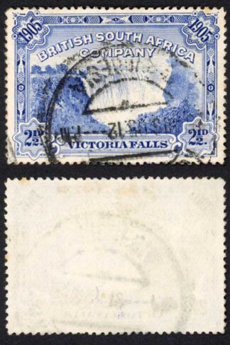 Rhodesia SG95a 2 1/2d Victoria Falls Perf 14.5 Cat 20 pounds